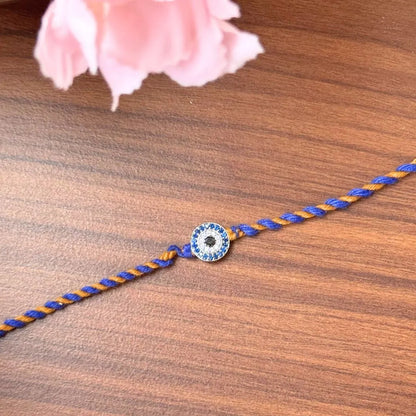 Elegant Silver Rakhi for Brother – Classy Fancy Design