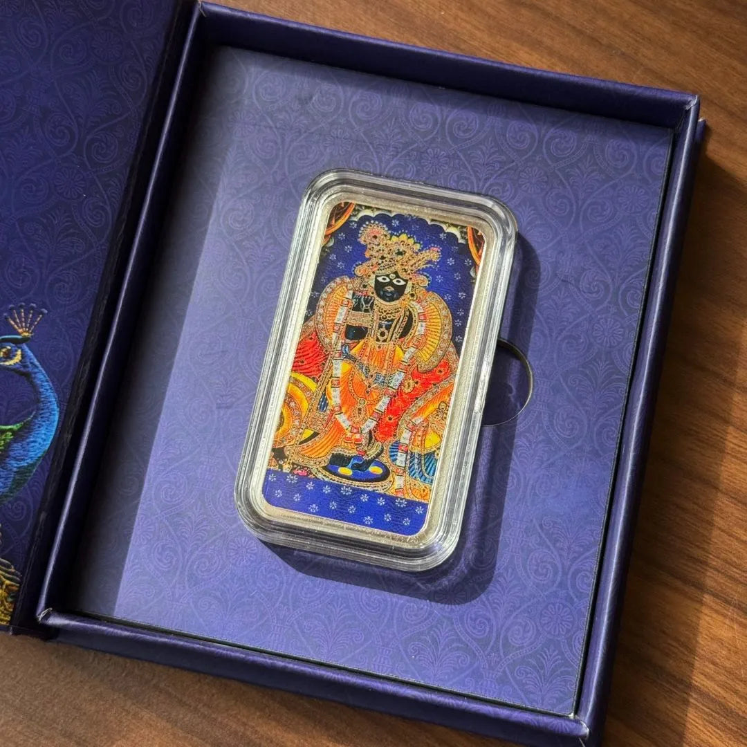 Banke Bihari Ji 999 Pure 20g Silver Coin with Premium Gift Box