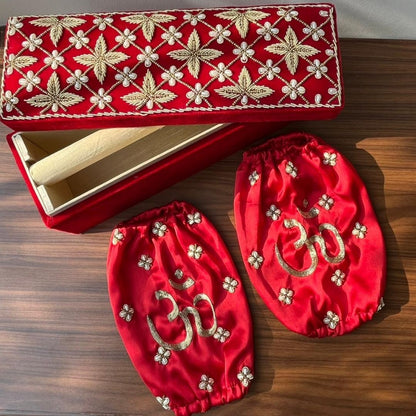 Luxury Bridal Chooda Box and Cover Set for Wedding Rituals