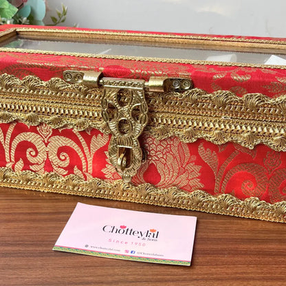 Premium Red Chooda Box for Bridal Traditions