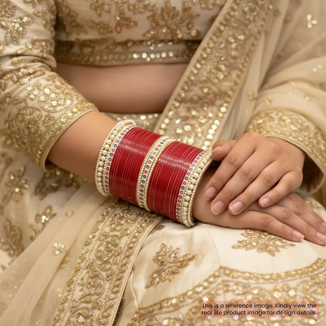 Pure Pearl Serenity Dark Red Chooda