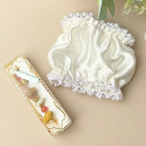 Traditional Bride & Groom Gaana Cover And Gaana Ivory