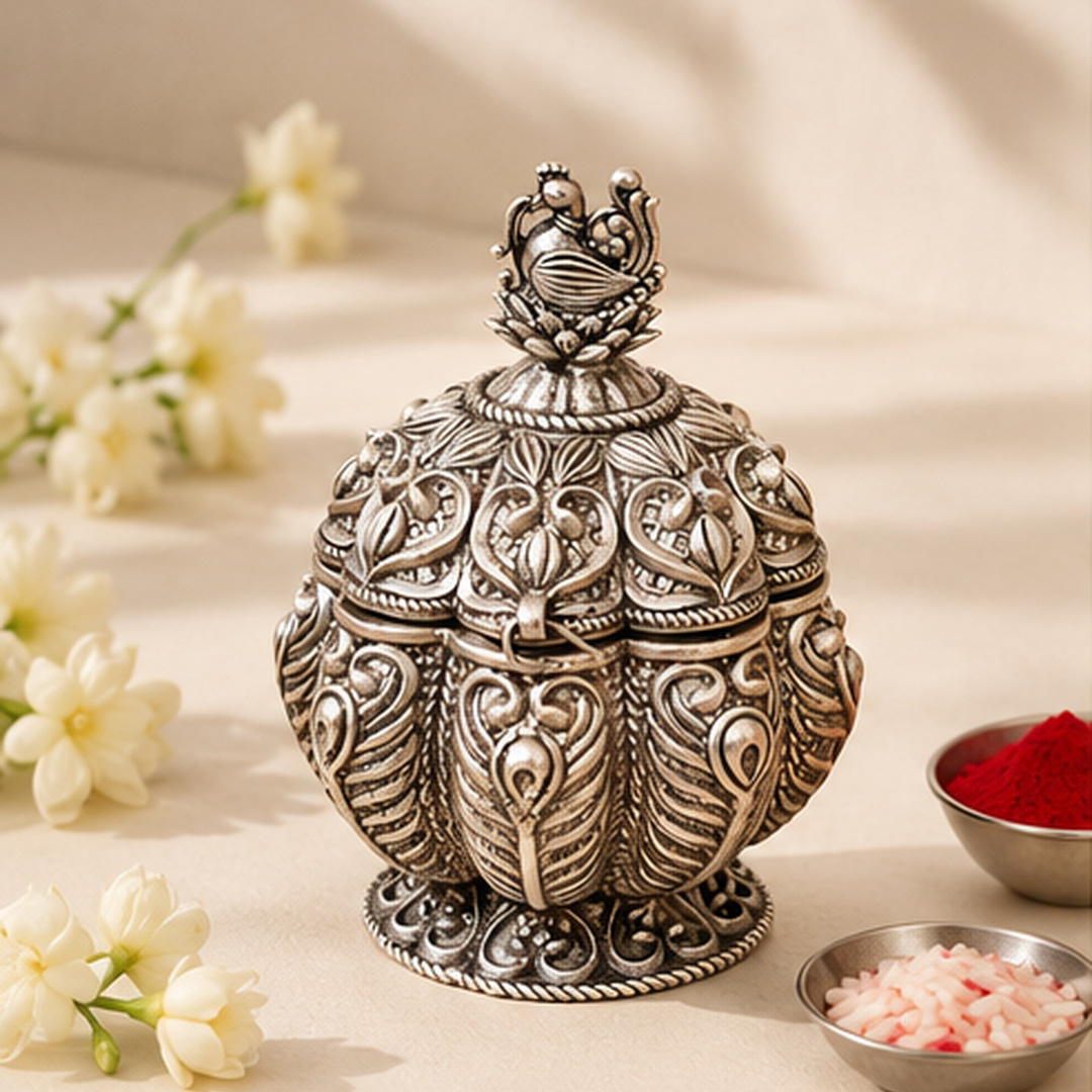 Royal Peacock Silver Sindoor Dani