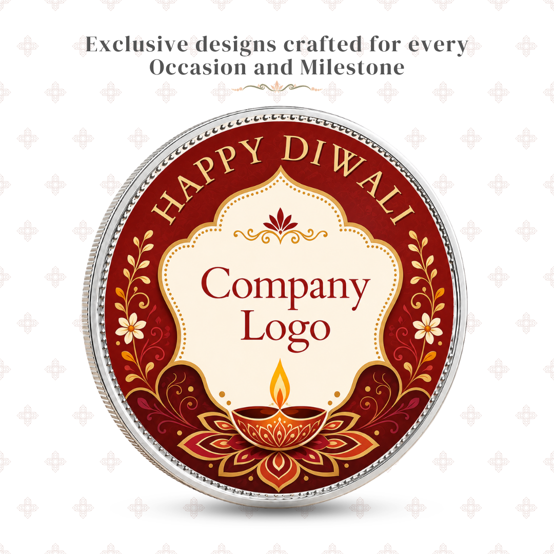 Good Fortune - 20g Happy Diwali Custom Coin – Add Logo