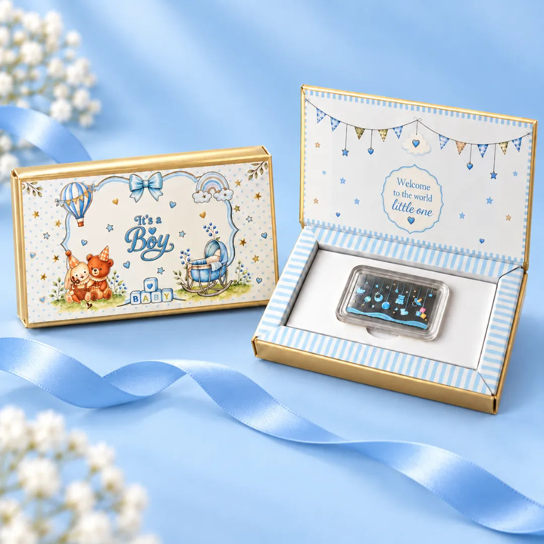 It’s a Boy 10g Silver Coin Baby Gift Box