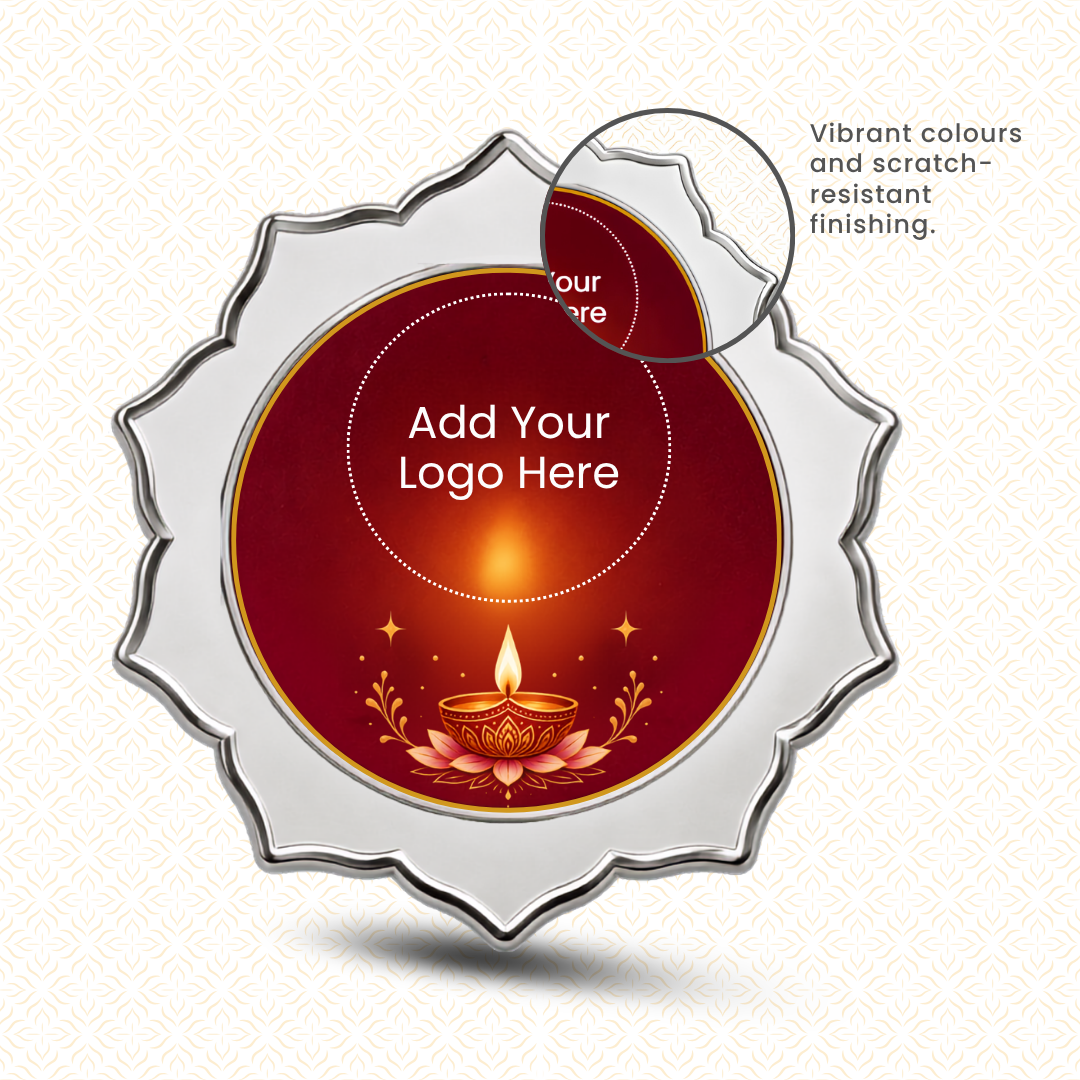 Diya In Every Corner — 2g Silver Coin, Add Company Logo