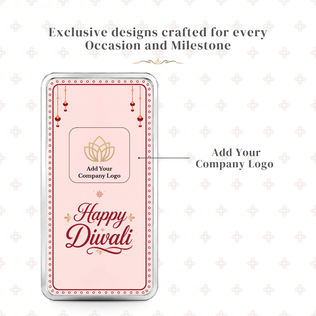 Premium 20g 999 Silver Bar | Diwali Gift for Clients & Employees