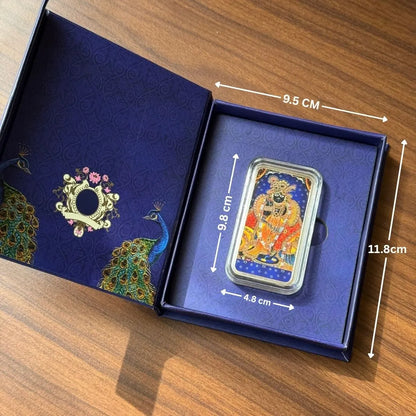 Banke Bihari Ji 999 Pure 20g Silver Coin with Premium Gift Box