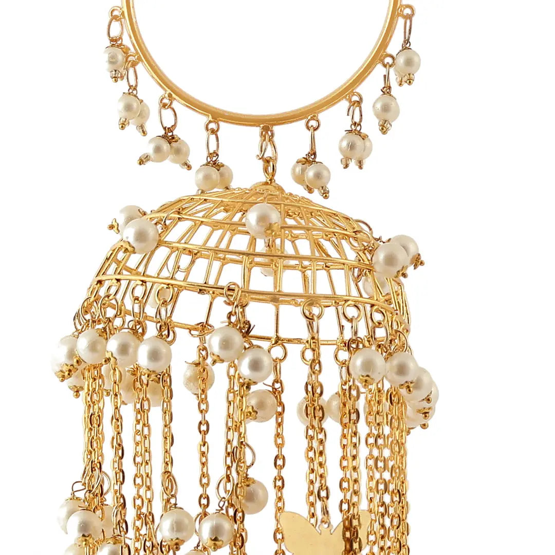 Alia Bhatt Inspired Pearl Panchi Bridal Kaleera