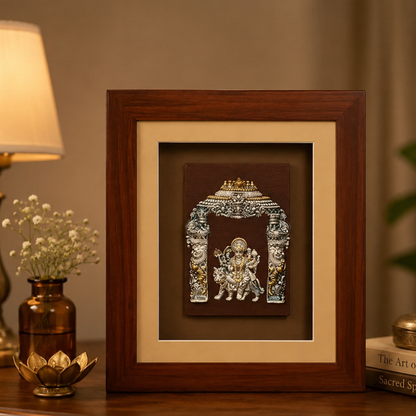 999 Silver Durga Maa Murti - For Mandirs, Walls & Desks