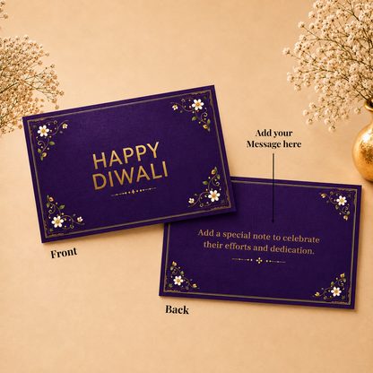 Signature Happy Diwali 5g+5g Lotus Coin Set - Add Logo/Message