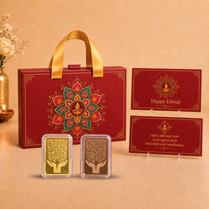 Samriddhi Rangoli 10g Leaf In Hand Set - Add Logo/Text