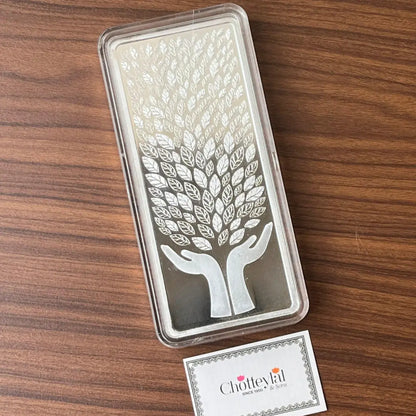 Banyan Tree, Bar shape, 1kg, 999 Pure Silver Coin