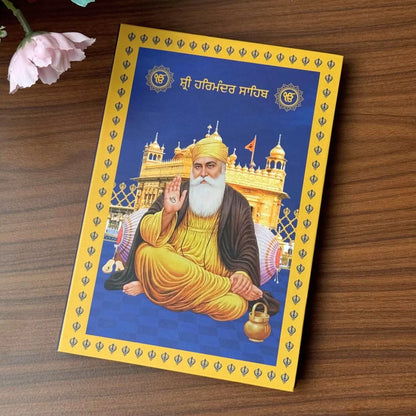 Sri Harmandir Sahib 10 Sikh Gurus, Silver Coin Folder Box, 10 Coins (1 gm Each), 999 Purity Silver Coins