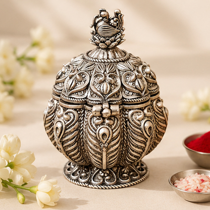 Royal Peacock Silver Sindoor Dani