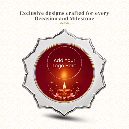 Diya In Every Corner — 2g Silver Coin, Add Company Logo