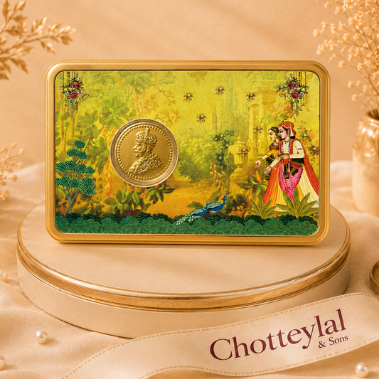 50mg Gold King Coin – Premium Collectible Gift Box
