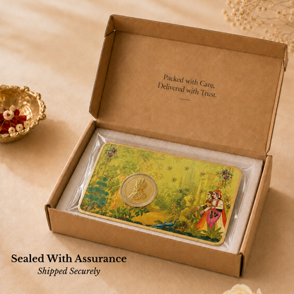 50mg Gold King Coin – Premium Collectible Gift Box