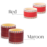 Pure Pearl Elegant Deep Red/Maroon/Red Chooda