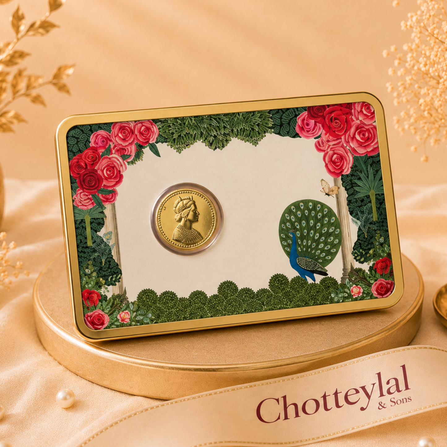 100mg Gold Queen Card – Royal Elegance Premium Gift Box