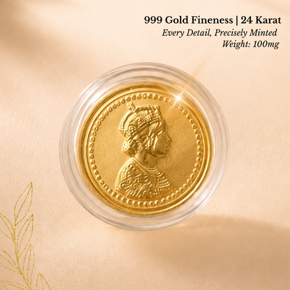 100mg Gold Queen Card – Royal Elegance Premium Gift Box