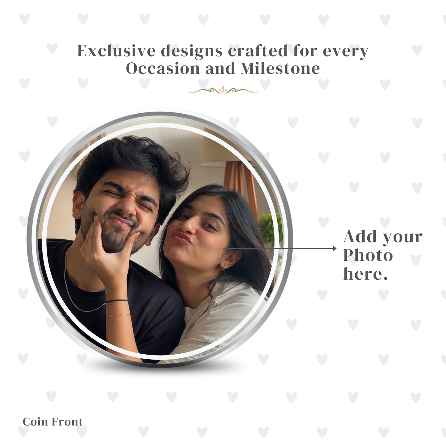 Greatest Sis Personalised Raksha Bandhan Photo Silver Coin Gift