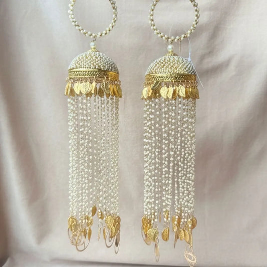 Traditional Long Golden Kaleera with Heritage-Inspired Design
