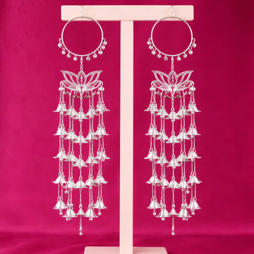 Padma Kamal Silver Bridal Kaleera - Customisable with Charms