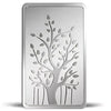 MMTC Banyan Tree, Silver Finish, Bar Shape, Single (10 Gram), 999 Purity Silver Coin - Ready To Ship