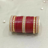 Pure Pearl Regal Kundan Maroon Chooda