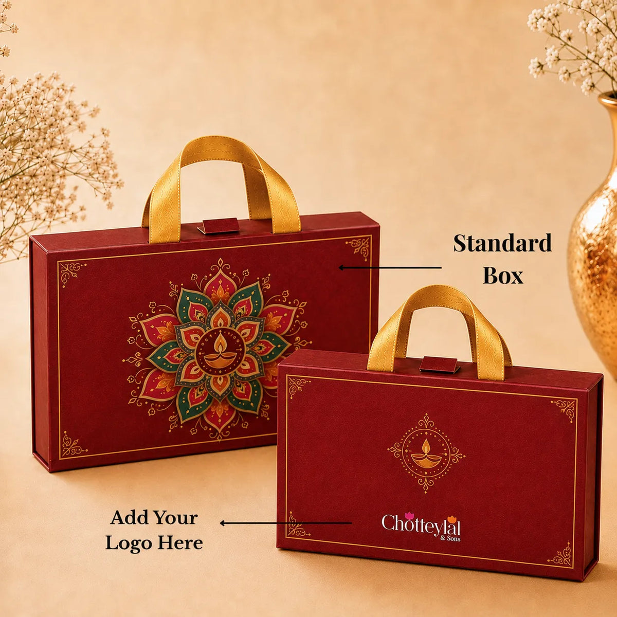Samriddhi Rangoli 1g Gift Coin - Add Logo/Text