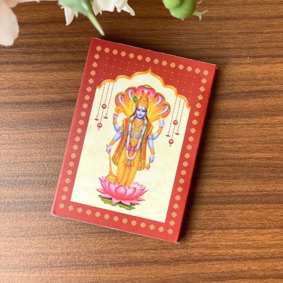 Vishnu Ji, Silver, Round Shape, 1 GM, 999 Purity Silver Coin (Set of 10)