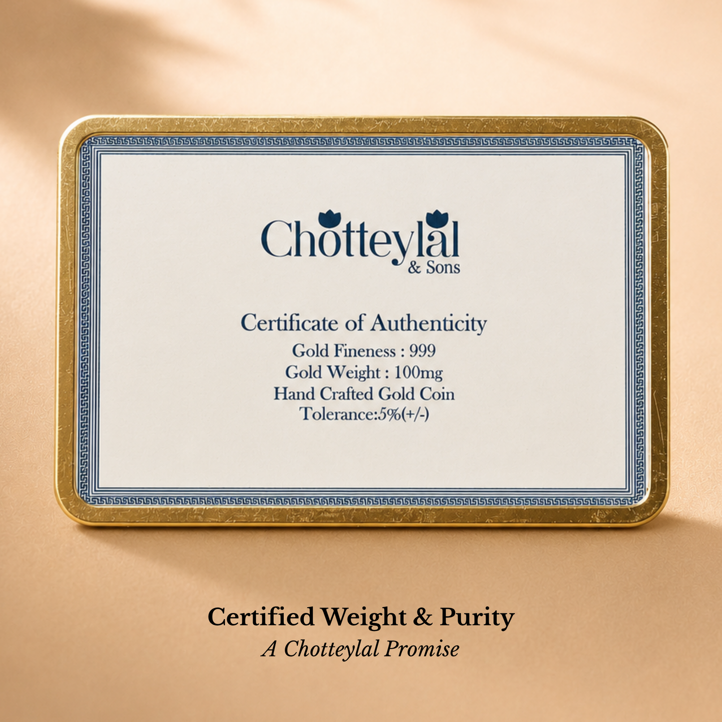 100mg Gold Rose Coin – Luxury Floral Gift Box