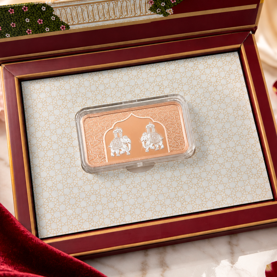 Two Elephant Design 20g 999 Pure Silver Coin with Premium Gift Box