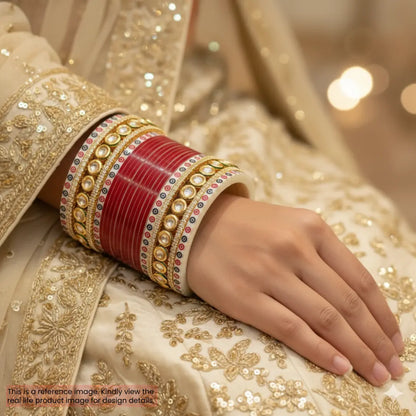 Pure Pearl Radiance Kundan Diamond Chooda