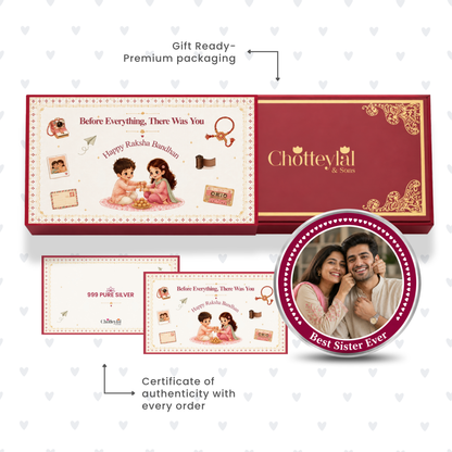 Best Sister Ever Personalised Photo Coin 20g