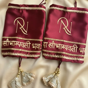 Classic Sada Saubhagywati Bhav Maroon Chooda Cover – Logo | Chotteylal and Sons