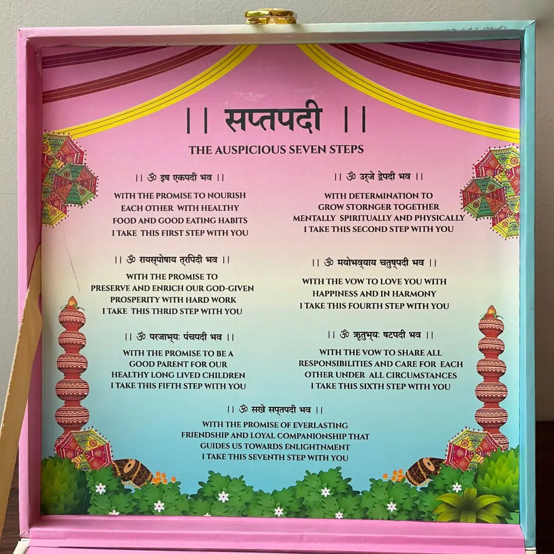 Musical 7 Vachan Baraati Coin Gift Set (12.5 g), Round Shape