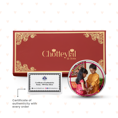Never Out of Stock – Personalised Photo Silver Coin Raksha Bandhan Gift