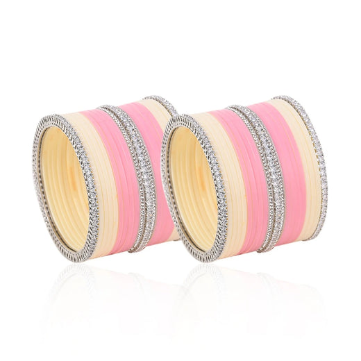 pink bridal chura