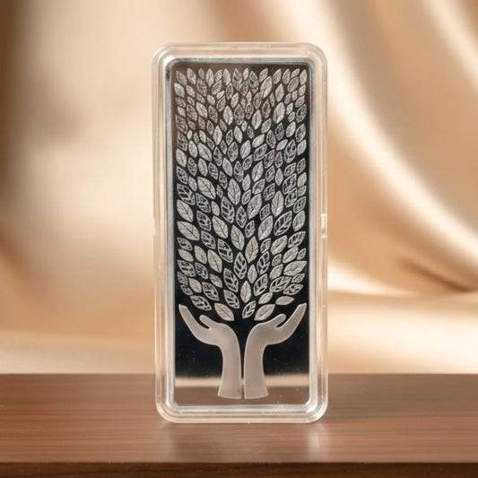 Banyan Tree, Bar shape, 1kg, 999 Pure Silver Coin