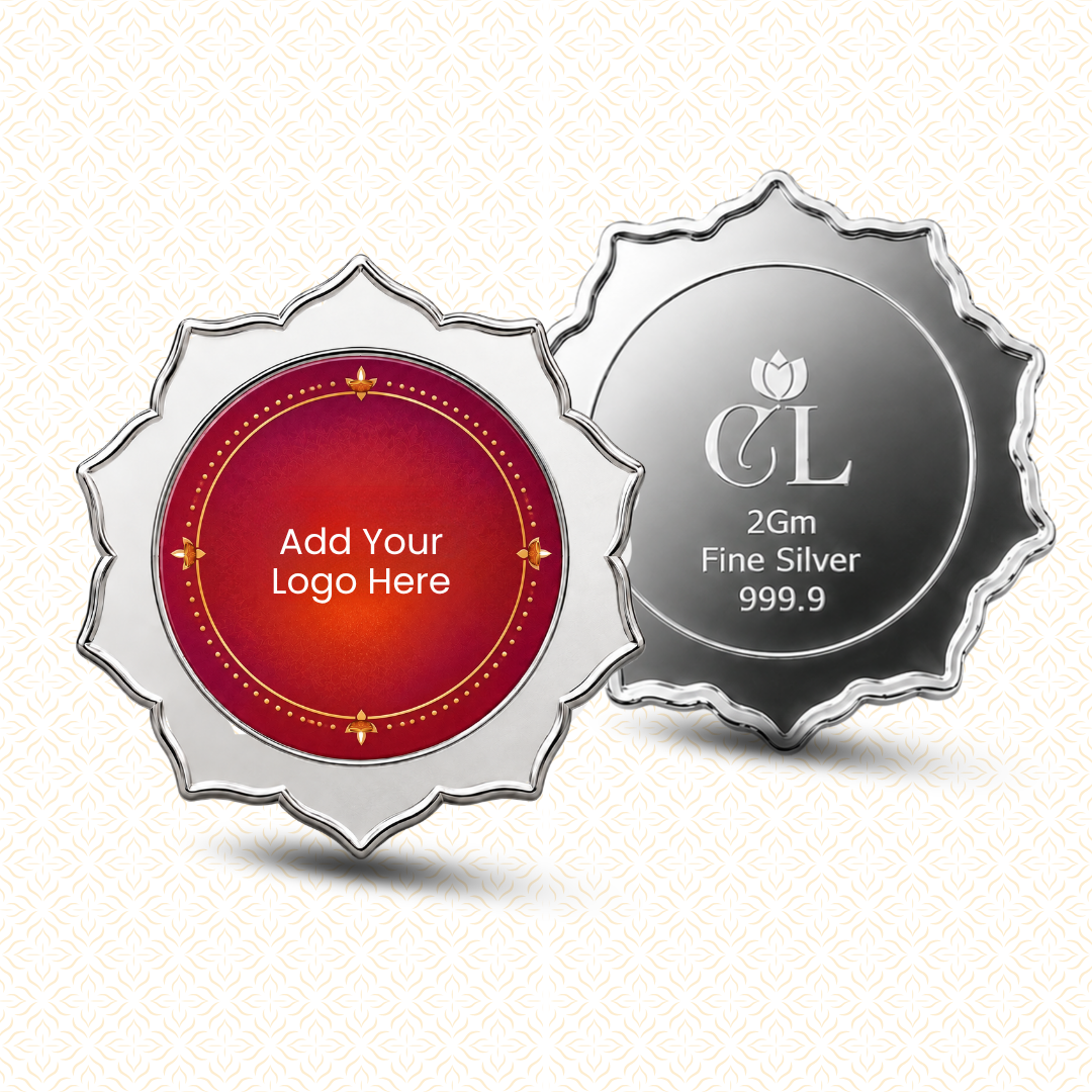 Your Logo, Shining Bright — 2g Silver Star Coin, Personalize