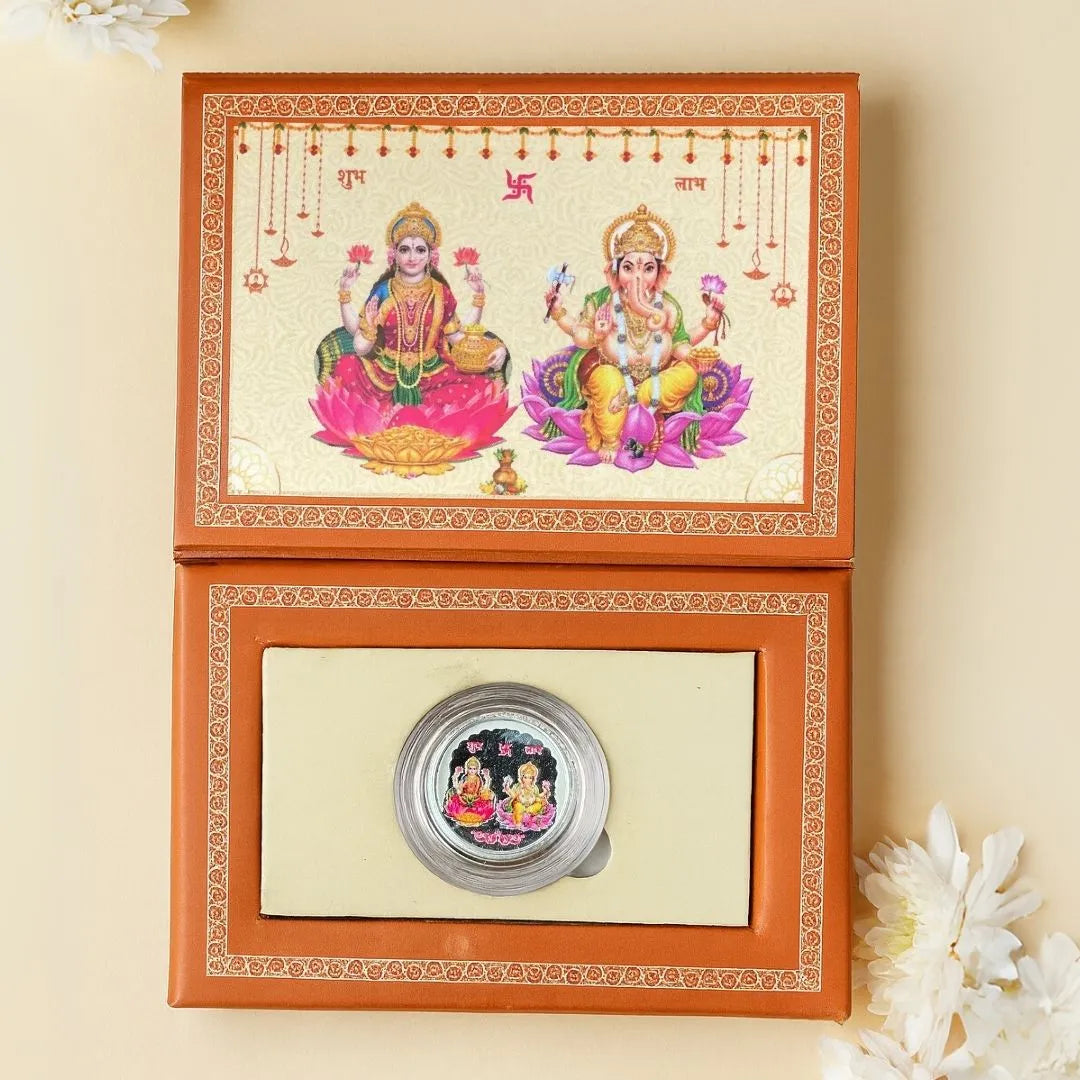 Diwali Blessings Silver Coin