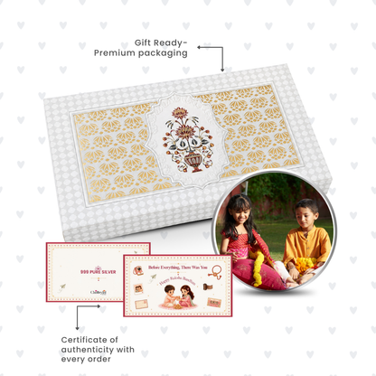 Custom Photo Design 100g Bandhan Silver Coin