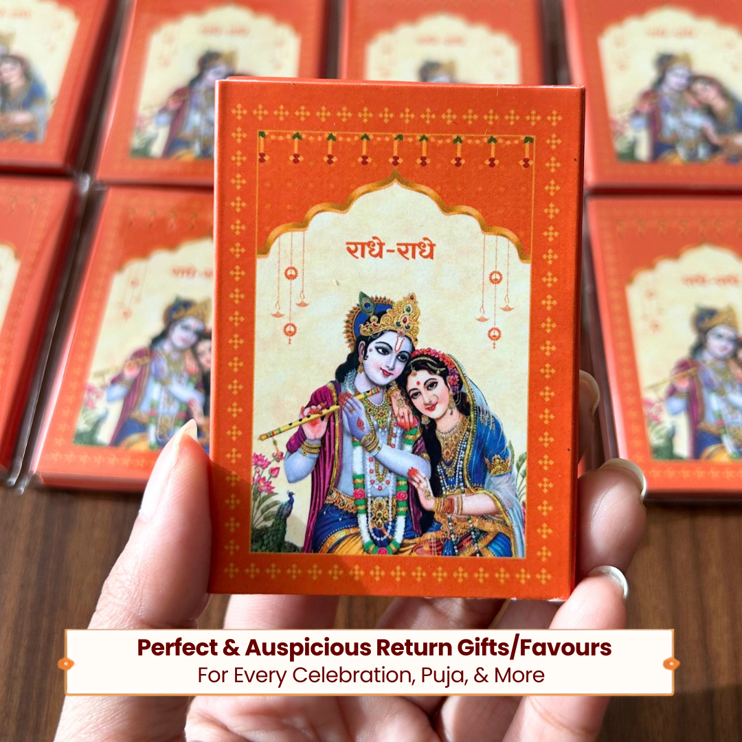 Radha Krishna ji, Silver, 1 g, UV Printed