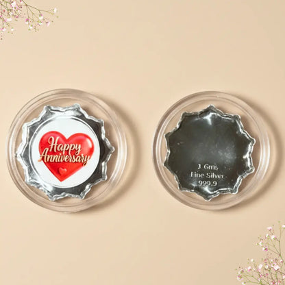 Celebration 50 Coin Box, Set of 25 Silver Coins (1 Gram Each), 999 Purity – Ready to Ship