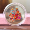 Colorful Ram Darbar, UV Printed, Round Shape, Single (10 Gram), 999 Purity Silver Coin - Ready To Ship