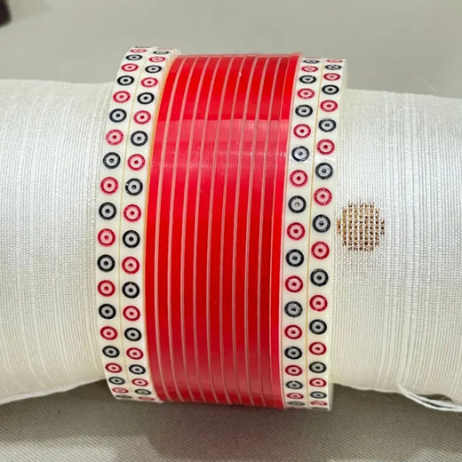 red bridal chura