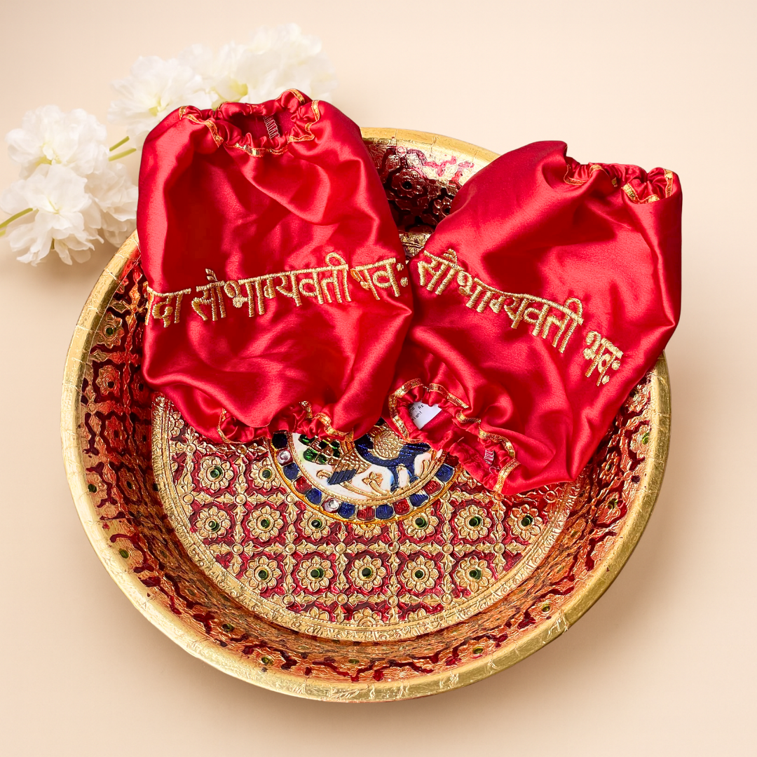 The Bridal Rituals Combo - Paraat and Sada Saubhagyawati Chooda Cover Set