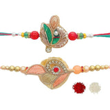 Men's Rakhi - Set of 2 Beautiful Thread Design